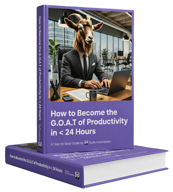 How to Become the G.O.A.T. of Productivity – book cover